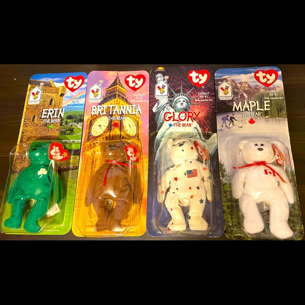 TY Rare 1993 Country Beanie Babies